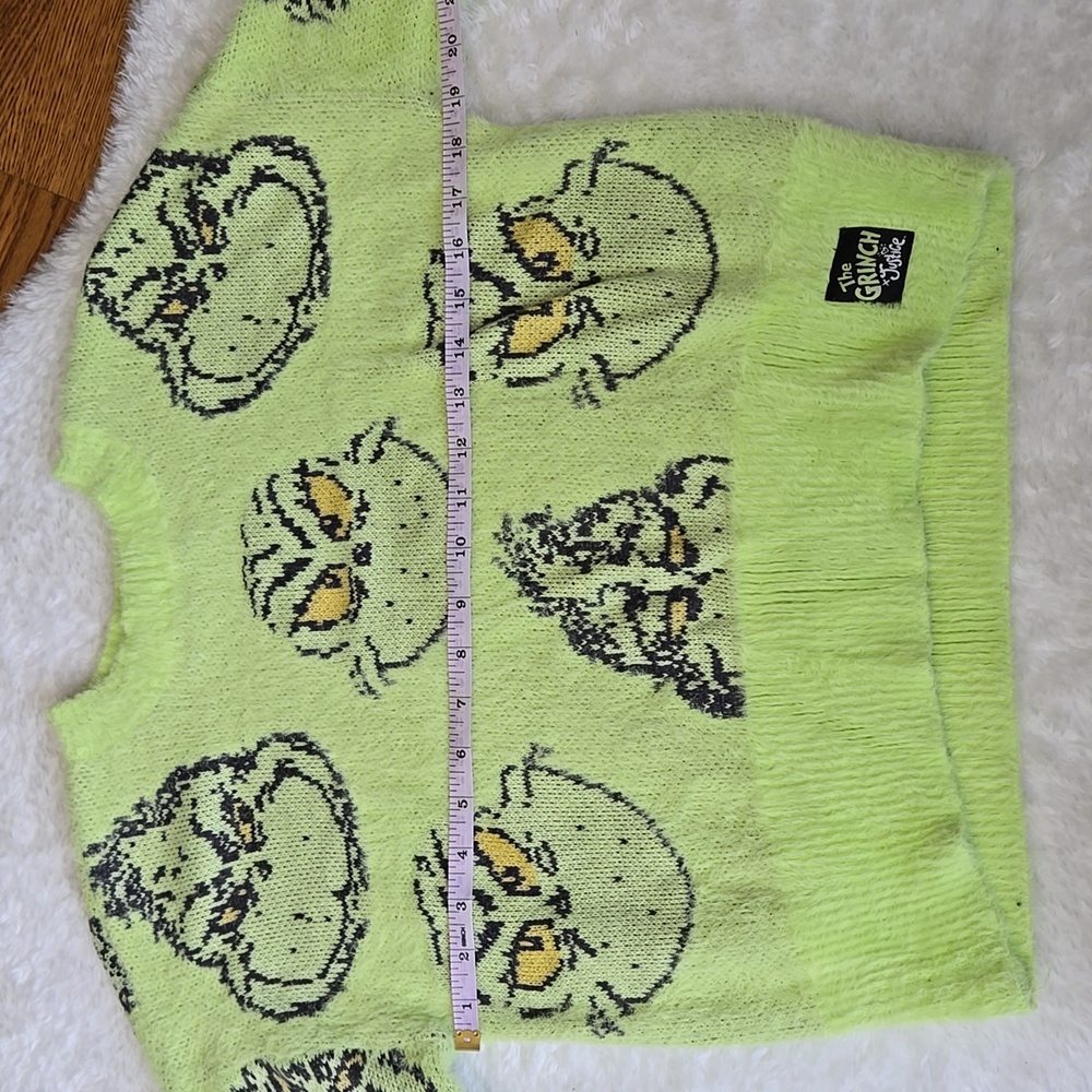 Justice Grinch Sweater, Girls Size Large - Picture 7 of 10